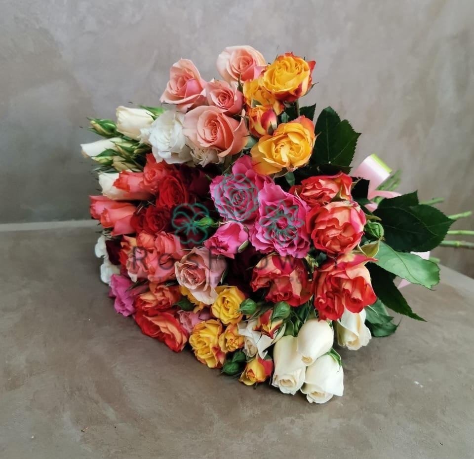 Букет цветов из: Розы в Борки Новгородская область