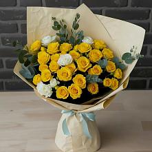 Букет цветов из:  Розы #REPLACE_PRED# Борки Новгородская область