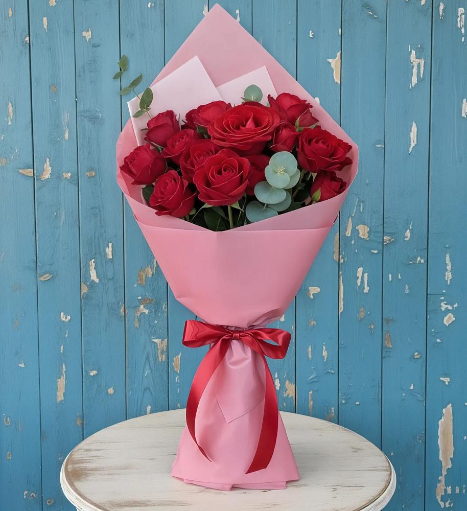 Букет цветов из: Розы в Борки Новгородская область