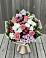 Букет цветов из: Альстромерии, Гвоздики, Розы и Хризантемы в Борки Новгородская область