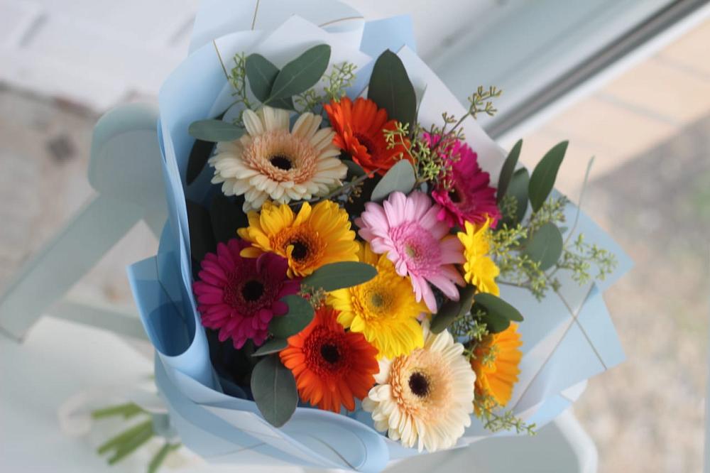 Букет цветов из: Герберы в Борки Новгородская область