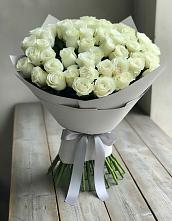 Букет 35 Белых роз #REPLACE_PRED# Борки Новгородская область