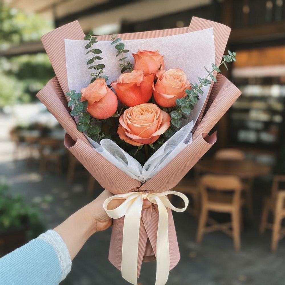 Букет цветов из: Розы в Борки Новгородская область