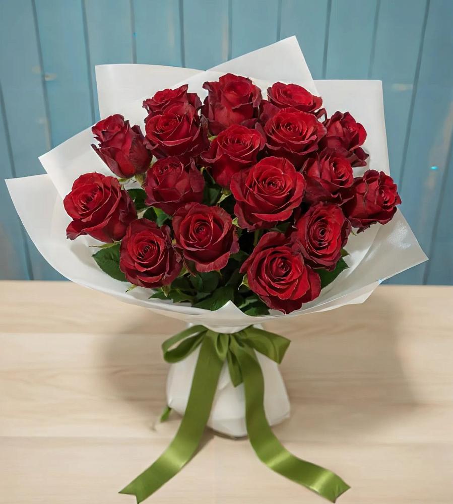 Букет Красные розы в Борки Новгородская область