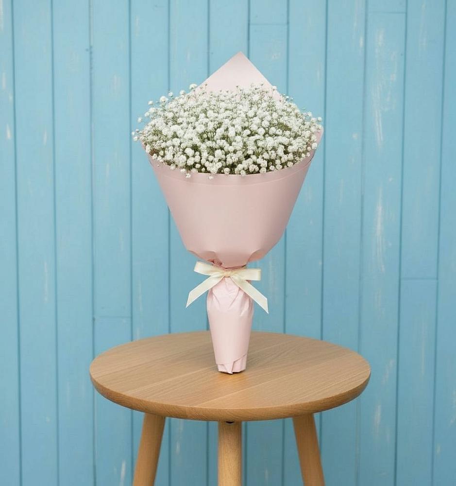 Букет цветов из: Гипсофила в Борки Новгородская область