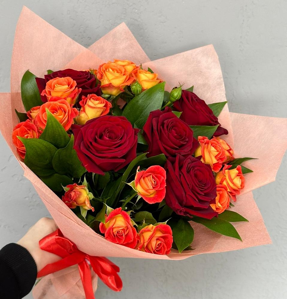 Букет Любовь и восторг в Борки Новгородская область