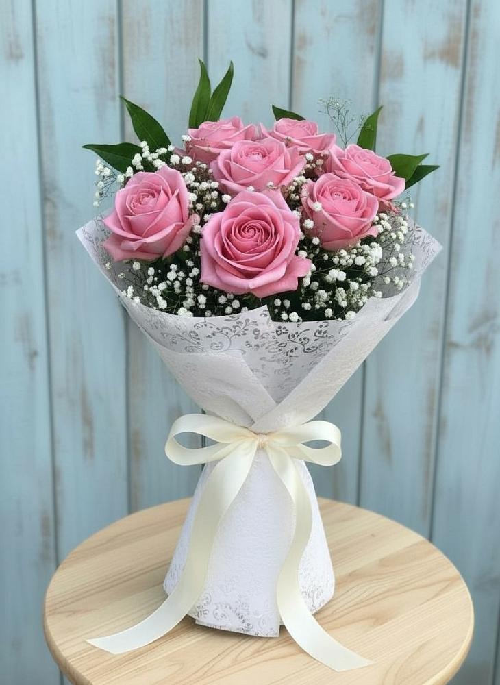 Букет цветов из: Розы в Борки Новгородская область