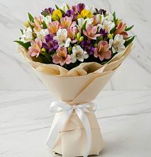 Букет цветов из:  Альстромерии в Борки Новгородская область