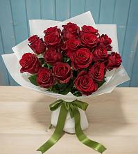 Букет Красные розы в Борки Новгородская область