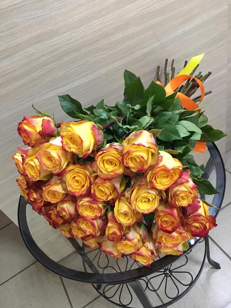 Букет Желтые розы в Борки Новгородская область