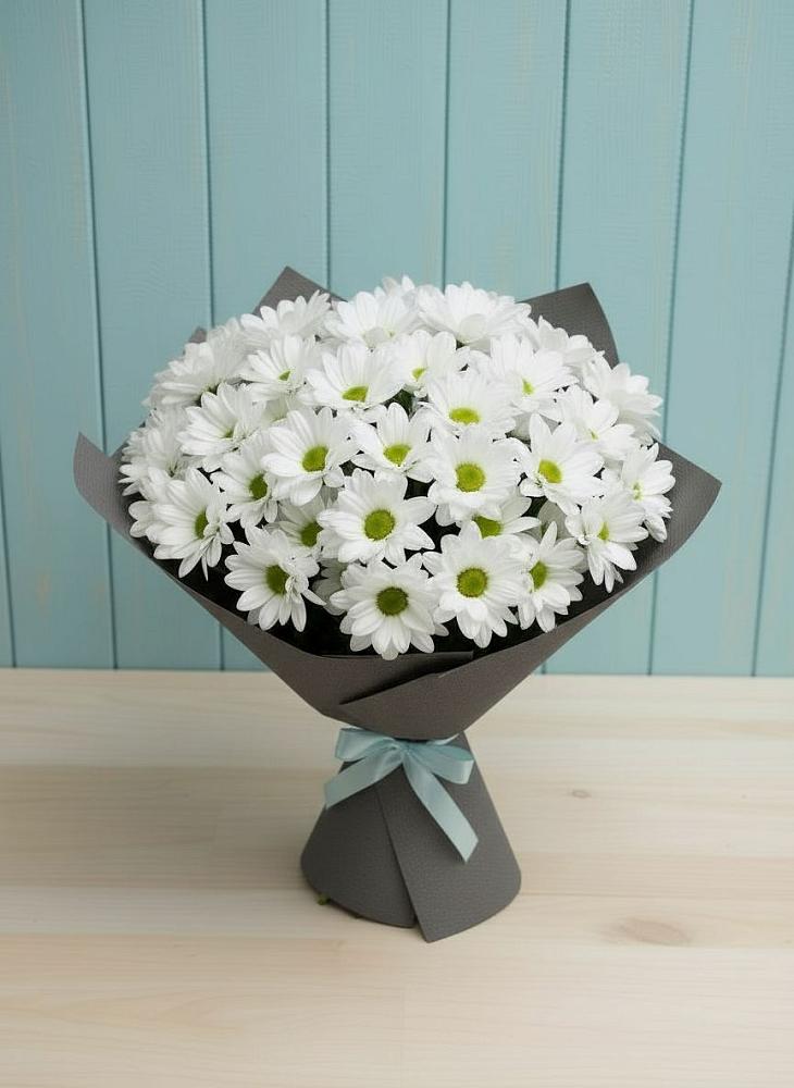 Букет цветов из: Хризантемы в Борки Новгородская область