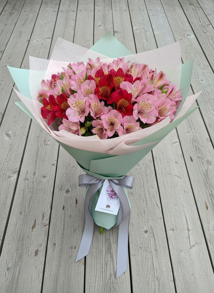 Букет цветов из: Альстромерии в Борки Новгородская область