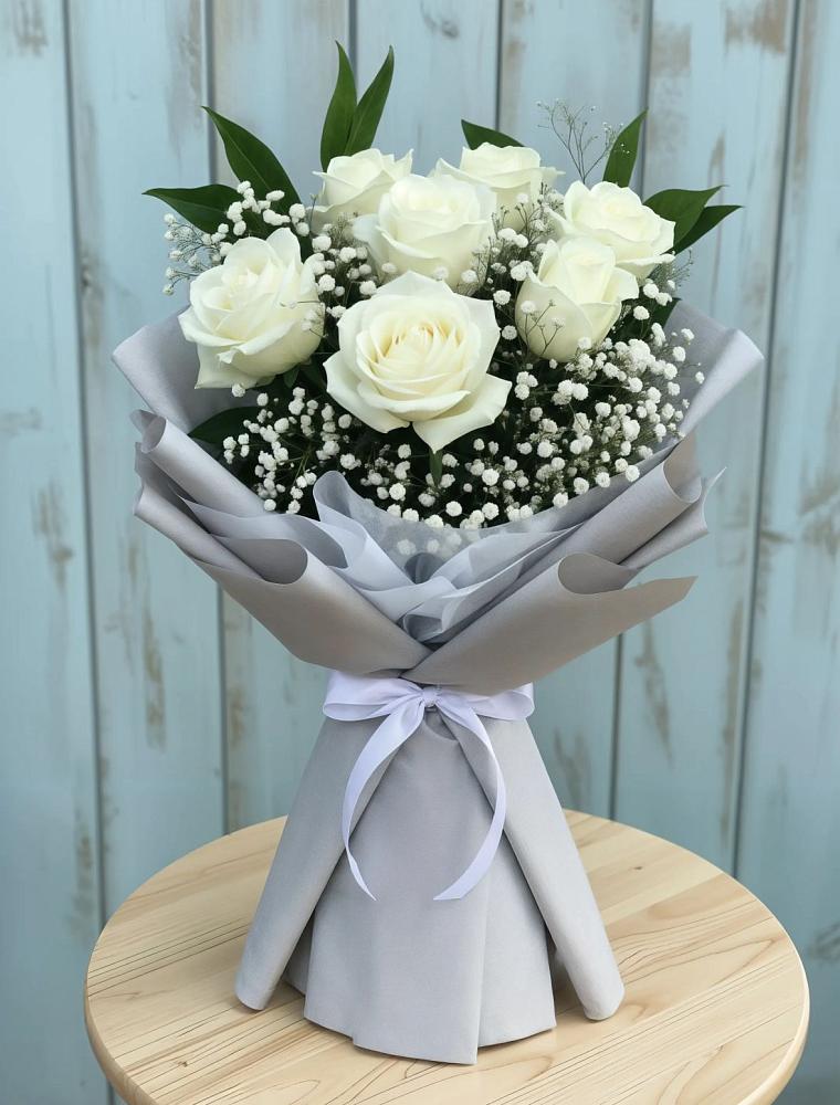 Букет цветов из: Розы в Борки Новгородская область