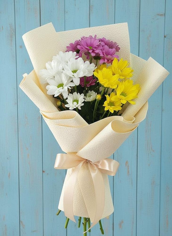 Букет цветов из: Хризантемы в Борки Новгородская область