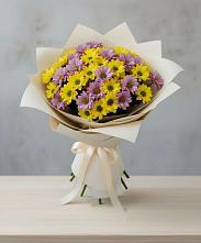 Букет цветов из:  Хризантемы #REPLACE_PRED# Борки Новгородская область