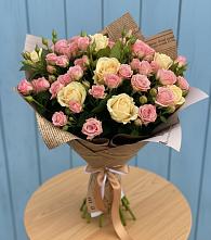 Букет цветов из:  Розы в Борки Новгородская область