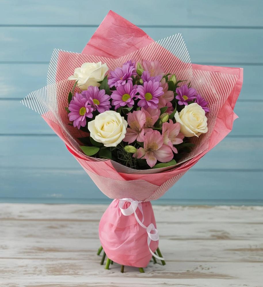 Букет цветов из: Герберы в Борки Новгородская область