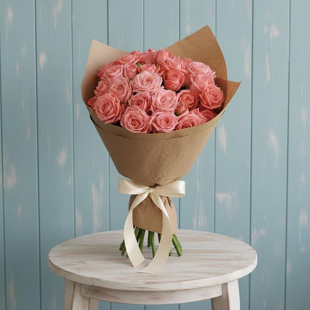 Букет цветов из: Розы в Борки Новгородская область