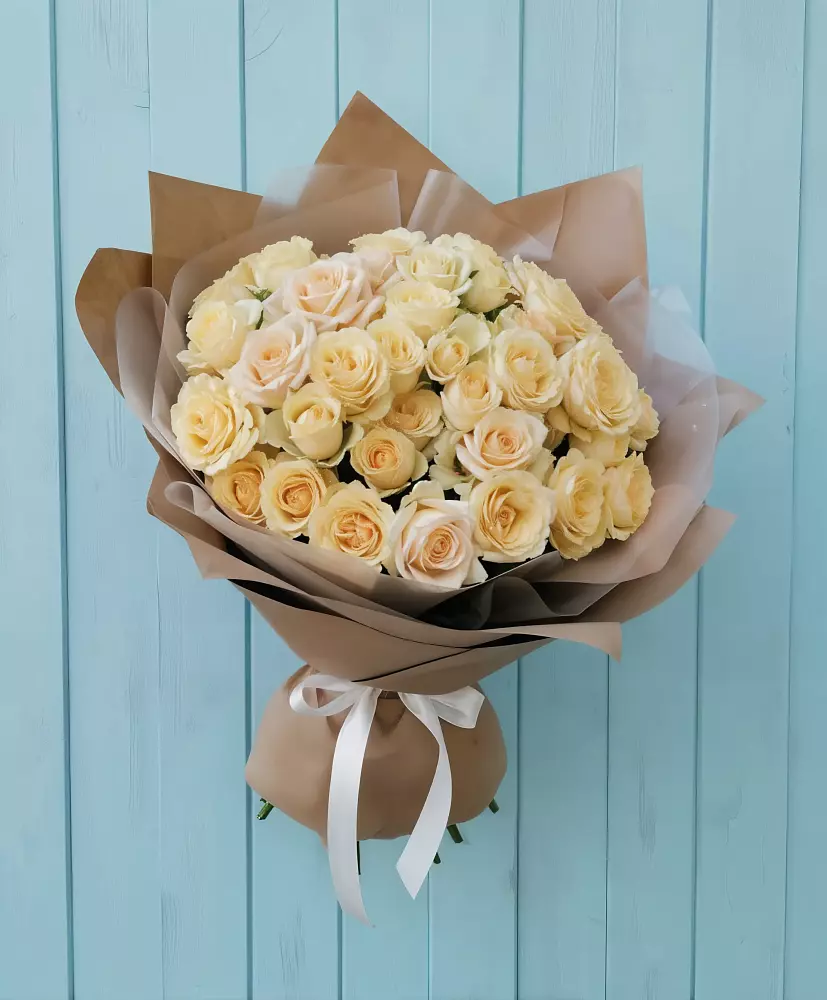 Букет Кремовое облако в Борки Новгородская область