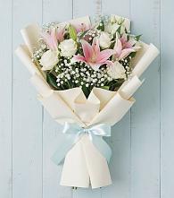 Букет цветов из:  Лилии #REPLACE_PRED# Борки Новгородская область
