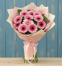 Букет цветов из:  Герберы в Борки Новгородская область