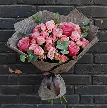 Букет цветов из:  Розы в Борки Новгородская область