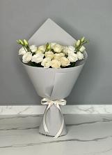 Букет цветов из:  Розы и Лизиантусы #REPLACE_PRED# Борки Новгородская область